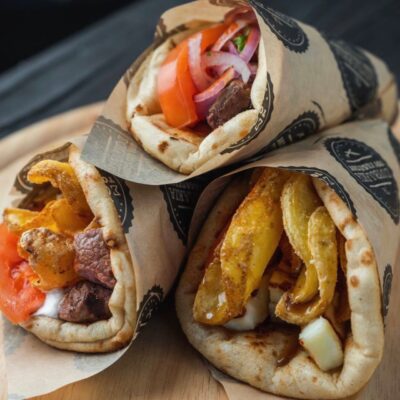 Σουβλάκια του Γαλατσίου - Μενού - Σουβλάκια Τυλιχτά